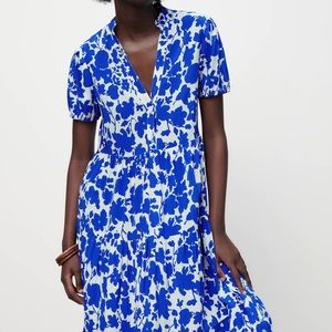 Zara Printed Tiered Dress
